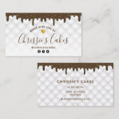 moderne bakkerijkoek visitekaartje (Voorkant / Achterkant)