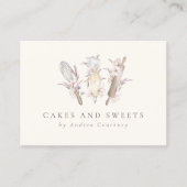 Moderne bakkerijproducten voor bakkerij visitekaartje (Voorkant)