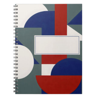 Moderne Balans — Aanpasbare Abstracte Notitieboek