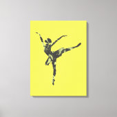 Moderne balletdanser moderne dans canvas afdruk (Voorkant)
