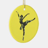 Moderne balletdanser moderne dans keramisch ornament (Rechts)