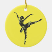 Moderne balletdanser moderne dans keramisch ornament (Voorkant)