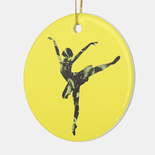 Moderne balletdanser moderne dans keramisch ornament (Links)