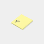 Moderne balletdanser moderne dans post-it® notes (Schuin)