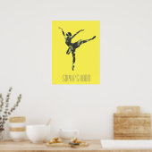 Moderne balletdanser moderne dans poster (Keuken)