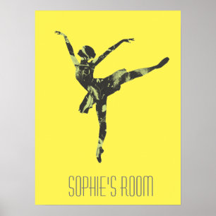 Moderne balletdanser moderne dans poster