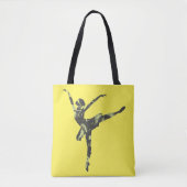Moderne balletdanser moderne dans tote bag (Voorkant)
