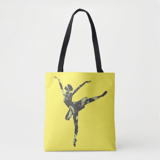 Moderne balletdanser moderne dans tote bag (Voorkant)