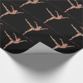 moderne balletdanseres cadeaupapier (Hoek)