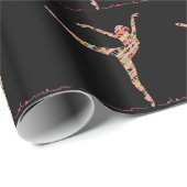 moderne balletdanseres cadeaupapier (Rol Hoek)