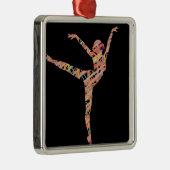 moderne balletdanseres metalen ornament (Rechts)