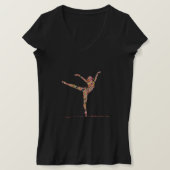 moderne balletdanseres t-shirt (Design voorkant)