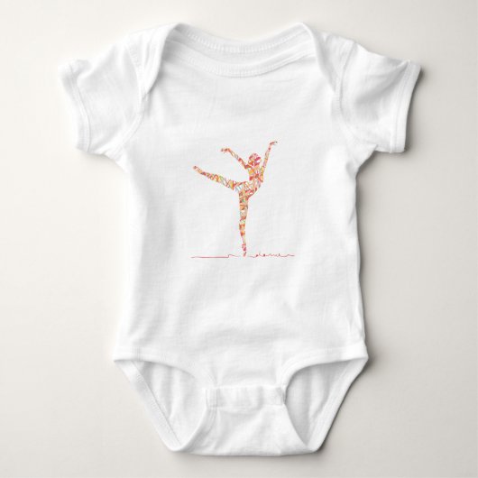 moderne balletdanseres t-shirt (Voorkant)
