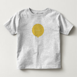 Moderne ballon | Kinder benaming Yellow Party Besp Shirts