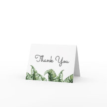 Moderne bananenbladeren uit de Mideeuw Dank u