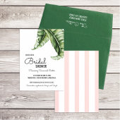 Moderne bananenbladeren uit de Mideeuw Invita Vrij Kaart