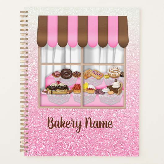 Moderne banketbakkersetbanketbakkerswaren planner (Voorkant)