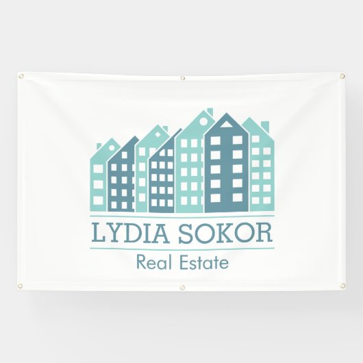 Moderne Banner voor onroerend goed (Horizontaal)