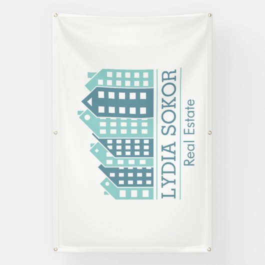 Moderne Banner voor onroerend goed (Verticaal)