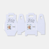 Moderne BAPTISM DAY Event Party Blue Bedankdoosjes (Uitgevouwen)