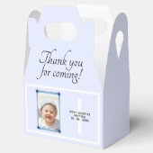 Moderne BAPTISM DAY Event Party Blue Bedankdoosjes (Geopend)