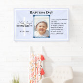 Moderne BAPTISM DAY Event Party Spandoek (Insitu)