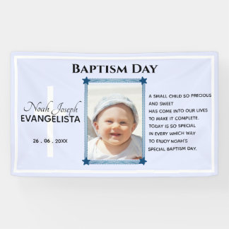 Moderne BAPTISM DAY Event Party Spandoek