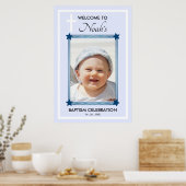 Moderne BAPTISM DAY Event Party Welcome Sign Poster (Keuken)