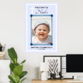 Moderne BAPTISM DAY Event Party Welcome Sign Poster (Thuiskantoor)