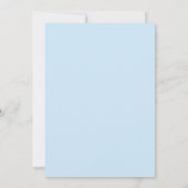 Moderne Baptisme Baby foto van script Kaart (Achterkant)