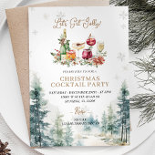 Moderne Bar Kerst Laat krijgen Jolly uitnodiging