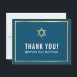 MODERNE BAR MITZVAH eenvoudig dank u gouden ster m Bedankkaart<br><div class="desc">door kat massard >> kat@simplysweetPAPERIE.com <<<<< Een eenvoudige, stijlvolle manier om te zeggen bedankt aan uw gast voor het bijwonen van de BAR MITZVAH Setup van uw kind als sjabloon is het eenvoudig voor u om uw eigen details toe te voegen, of de aanpassingsknoop te drukken en u kunt tekst,...</div>