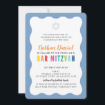 MODERNE BAR MITZVAH regenboog kleuren golvende ran Kaart<br><div class="desc">door kat massard >> https://linktr.ee/simplysweetpaperie <<< Een modern, eenvoudig stijlvol uitnodigingsontwerp voor de BAR, Bat of B'NAI MITZVAH TIP van uw kind:: 1. Als u afbeeldingen en lettertypen wilt wijzigen/verplaatsen en meer tekst wilt toevoegen, klikt u op de knop "Aanpassen". - - - - - - - - - -...</div>
