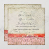 Moderne barokke zwemmen, sparen de Datum Save The Date (Voorkant / Achterkant)