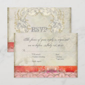 Moderne  barokke zwemmen weddenschappen, RSVP (Voorkant / Achterkant)