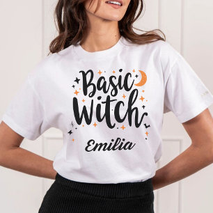 Moderne Basic Heksen Halloween Naam Sweatshirt