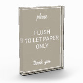 Moderne basis beige badkamer fotoblokken (Links)