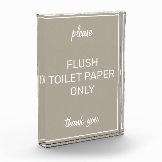 Moderne basis beige badkamer fotoblokken (Links)