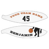 Moderne Basketbal met Speler Team Naam Nummer (Panelen)