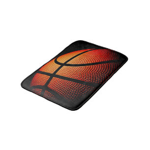 Moderne Basketbal Sport Bal Huid Textuur Patroon Badmat