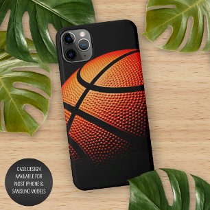 Moderne Basketbal Sportbal Huid Textuur Patroon iPhone 16 Pro Max Hoesje