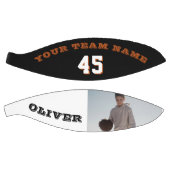 Moderne Basketball met foto van teamnaam Basketbal (Panelen)