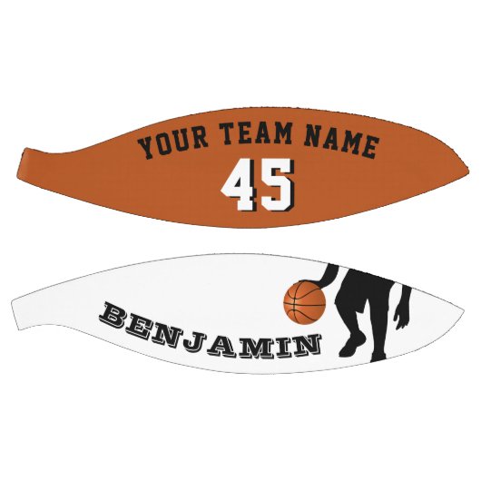 Moderne Basketball met teamnaamnummer Basketbal (Panelen)