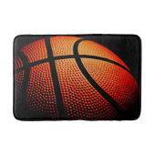 Moderne Basketball Sport Ball Skin Textern Pattern Badmat (Voorkant)