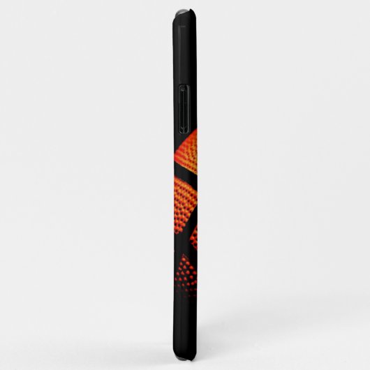 Moderne Basketball Sport Ball Skin Textern Pattern Case-Mate iPhone Case (Achterkant/rechts)