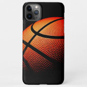 Moderne Basketball Sport Ball Skin Textern Pattern iPhone Hoesje (Achterkant)