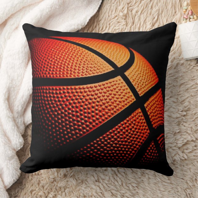 Moderne Basketball Sport Ball Skin Textern Pattern Kussen (Deken)