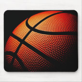 Moderne Basketball Sport Ball Skin Textern Pattern Muismat (Voorkant)