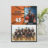 Moderne Basketbalspeler Teamfoto Geheugen Mate (Staand voorkant)