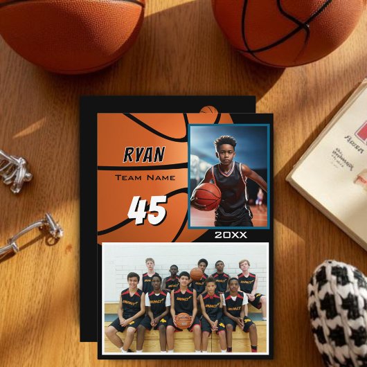 Moderne Basketbalspeler Teamfoto Geheugen Mate